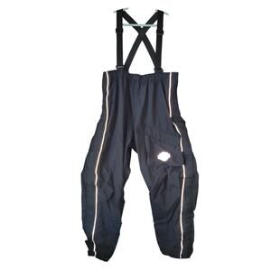 Harley-Davidson Unisex Motorcycle Biker Overalls/Bibs – Weatherwear – Black  XXL